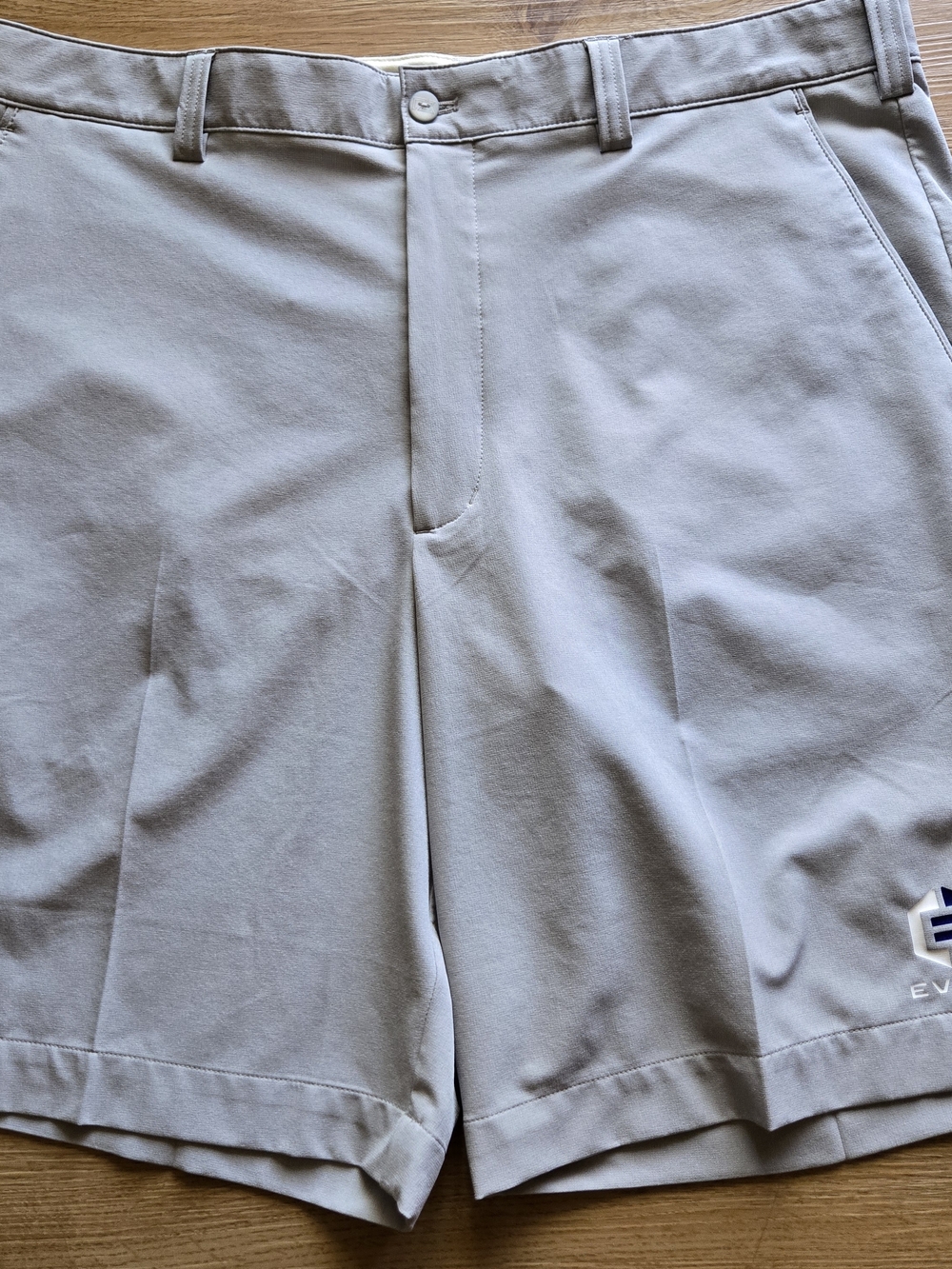 Cutter & Buck Light Gray Men's Flat Front Golf Shorts 36 10 In Inseam